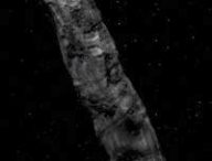 Représentation de Oumuamua. // Source : ESO