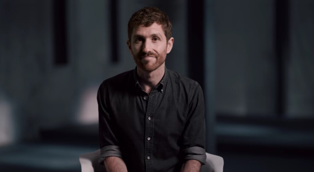 Tristan Harris dans The Social Dilemma // Source : Netflix Tristan Harris dans The Social Dilemma // Source : Netflix