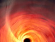 Simulation d'un trou noir supermassif. // Source : Jordy Davelaar et al./Radboud University/BlackHoleCam
