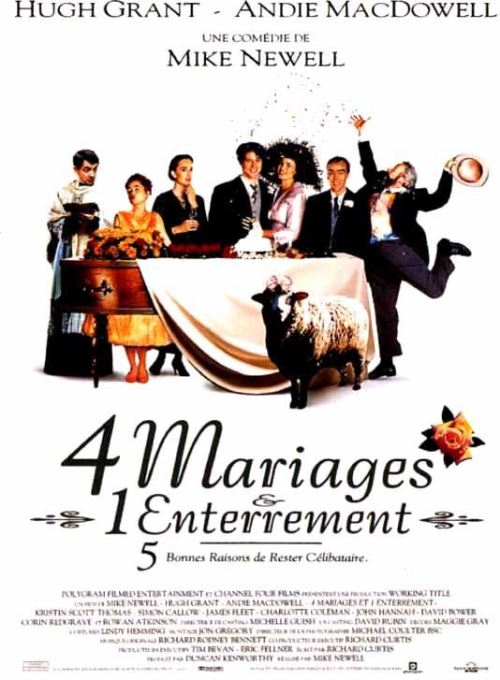 4-Mariages-et-1-Enterrement-AFFICHE-CINEMA-ORIGINALE