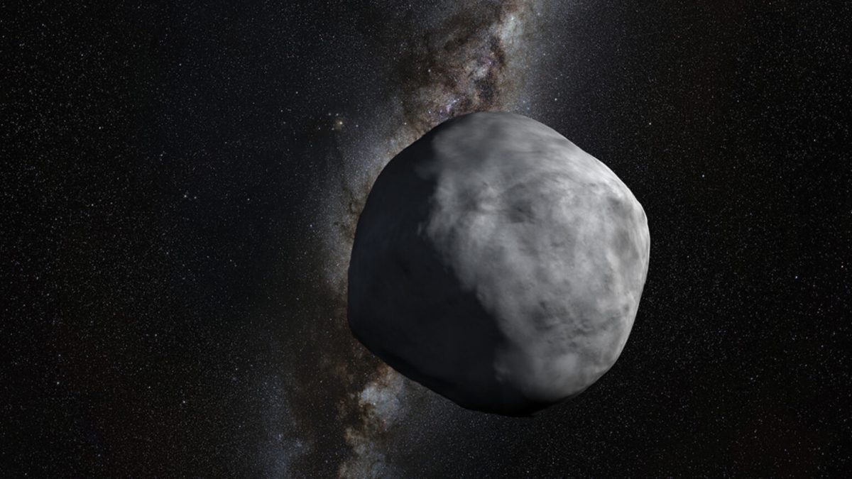 Représentation de l'astéroïde Bennu. // Source : Nasa (image recadrée)