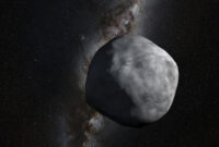 Représentation de l'astéroïde Bennu. // Source : Nasa (image recadrée)