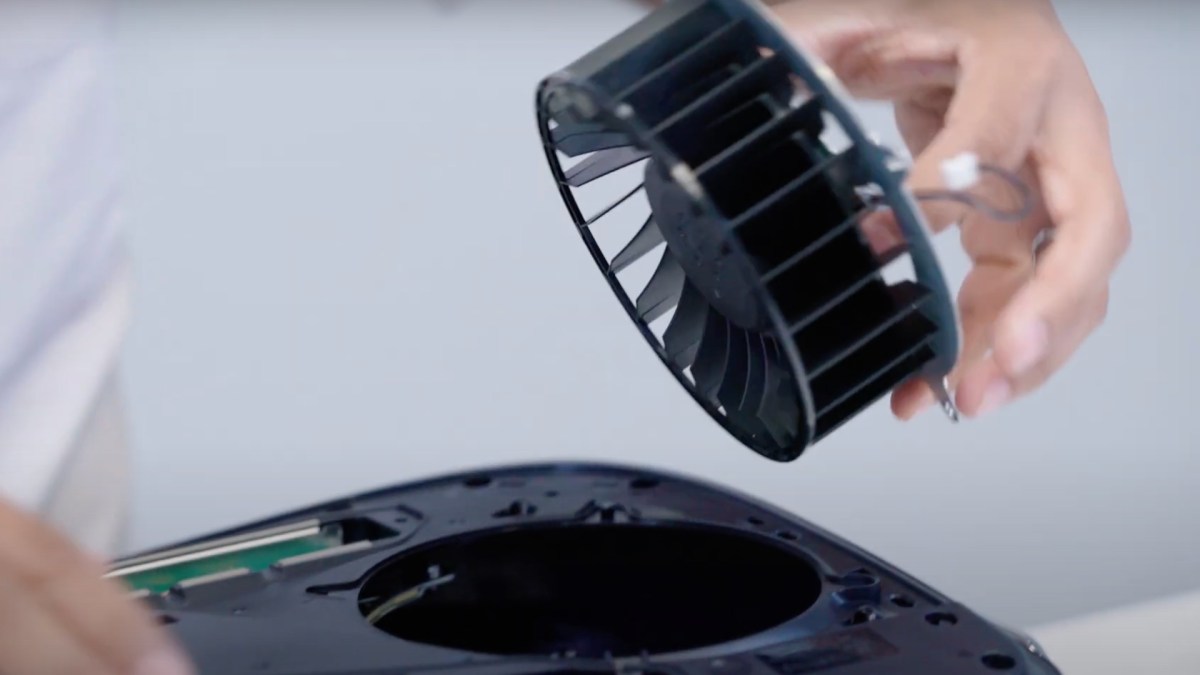 Le gros ventilateur de la PS5 // Source : Sony