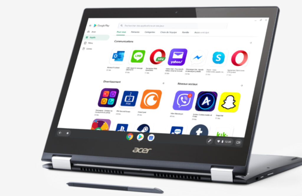 Les applications compatibles avec Chromebook ne manquent pas.