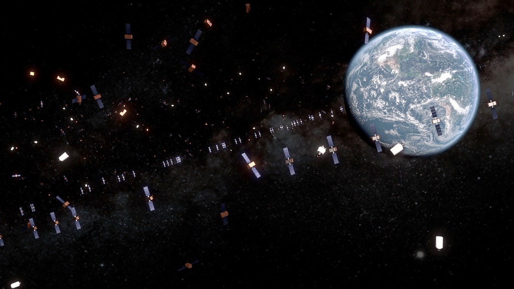 Débris spatiaux. // Source : ESA/ID&Sense/ONiRiXEL, CC BY-SA 3.0 IGO