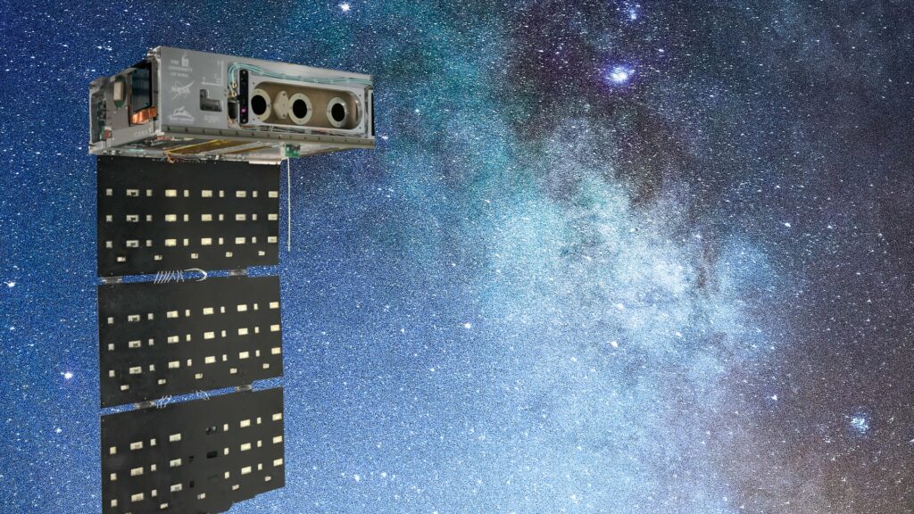 Le nanosatellite HaloSat. // Source : Blue Canyon Technologies