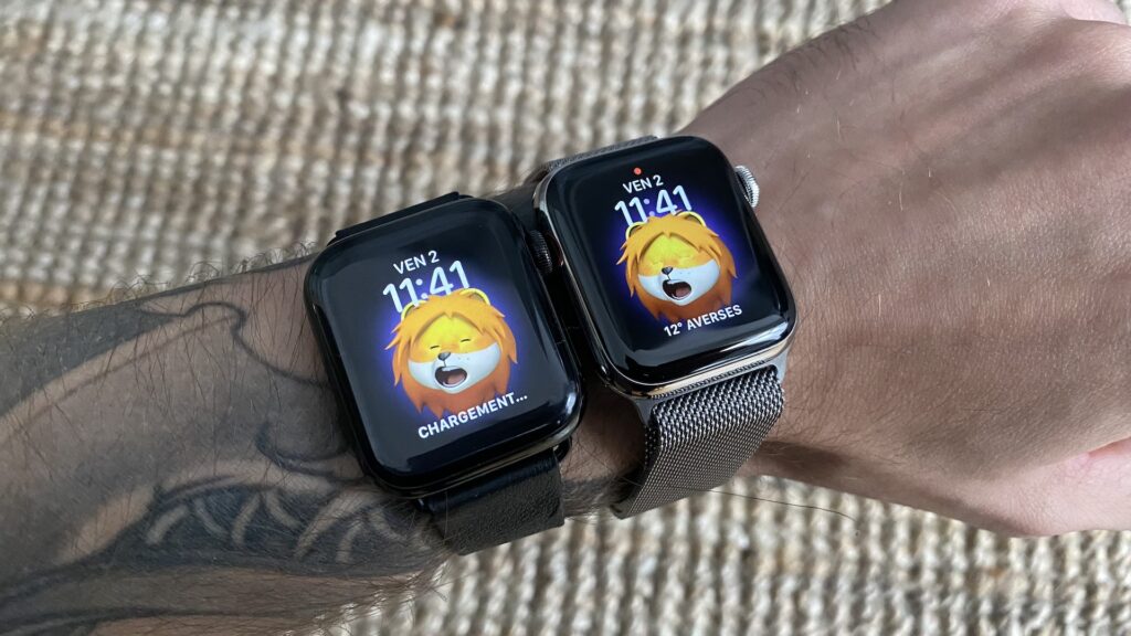 Who's who ? Apple Watch Series 5 et Apple Watch Series 6 // Source : Maxime Claudel pour Numerama