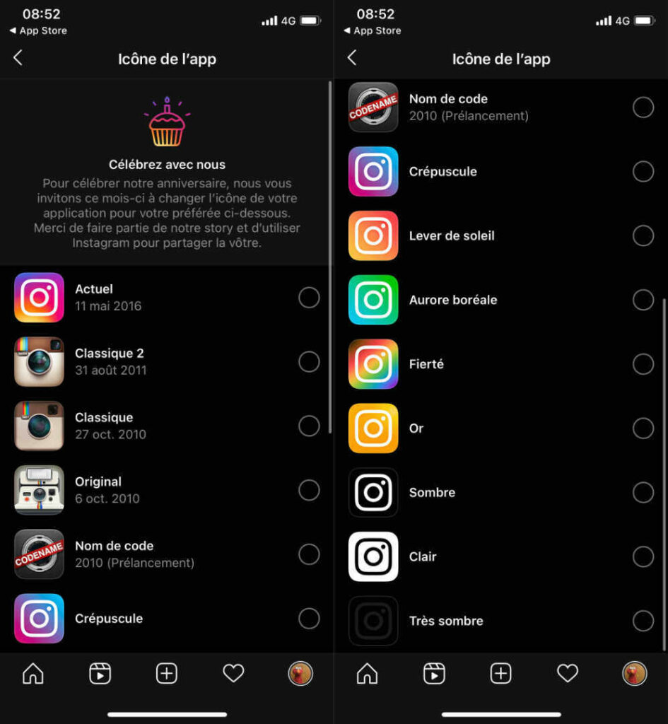 Capture d'écran Instagram // Source : Capture Numerama Capture d'écran Instagram // Source : Capture Numerama