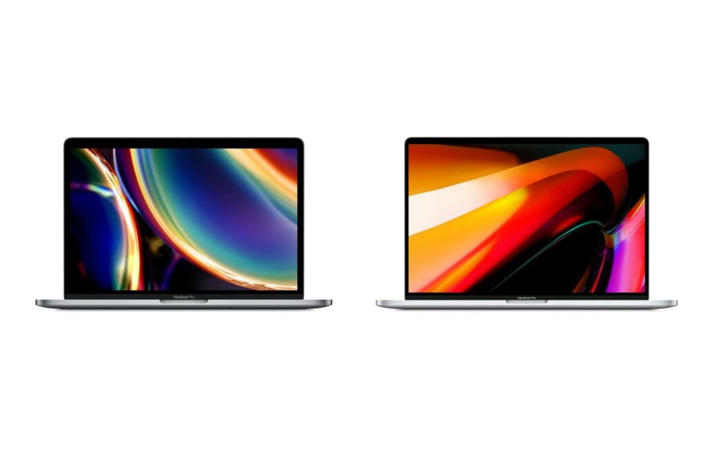 Les MacBook Pro 13 et 16 pouces // Source : Apple Les MacBook Pro 13 et 16 pouces // Source : Apple