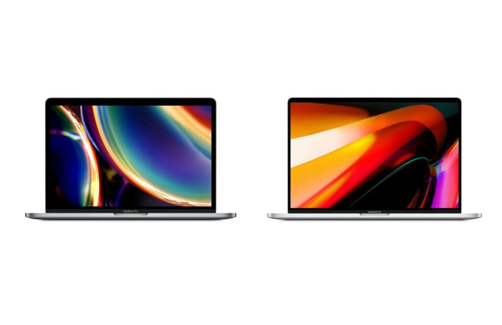 Les MacBook Pro 13 et 16 pouces // Source : Apple