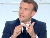 Emmanuel Macron le 14 octobre 2020 // Source : YouTube/Elysée