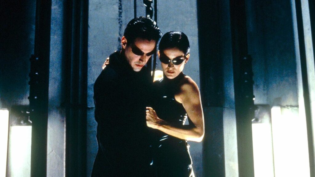 Neo et Trinity dans Matrix // Source : NB