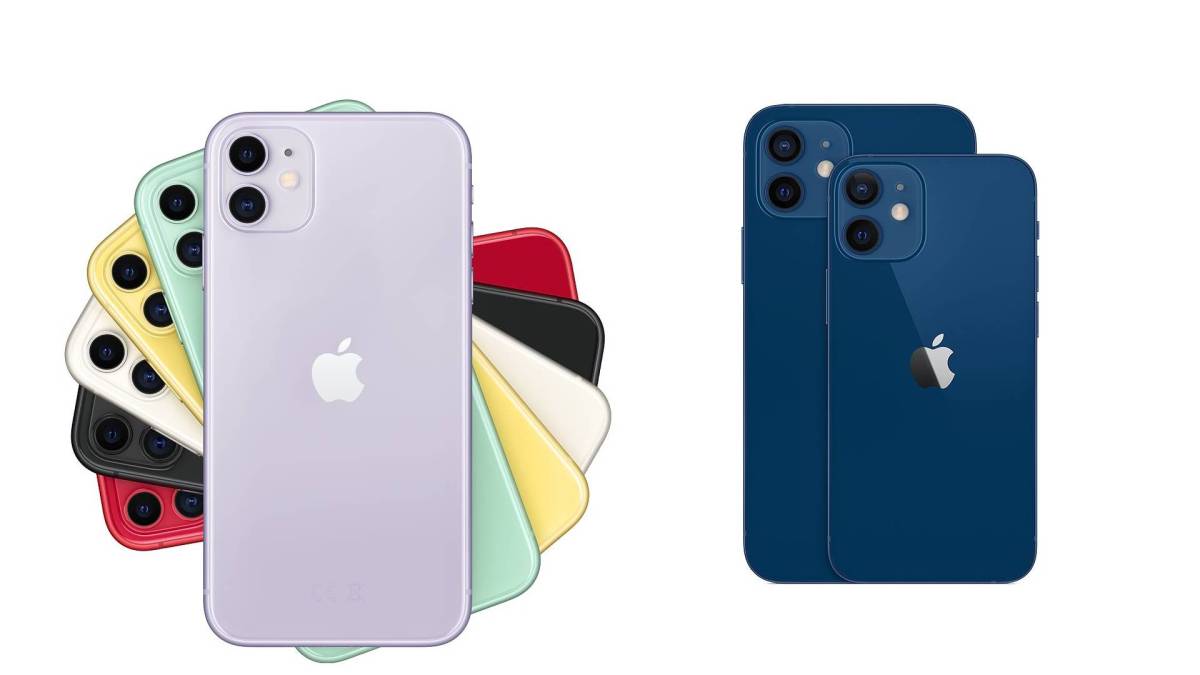 iPhone 11 versus iPhone 12 // Source : Apple