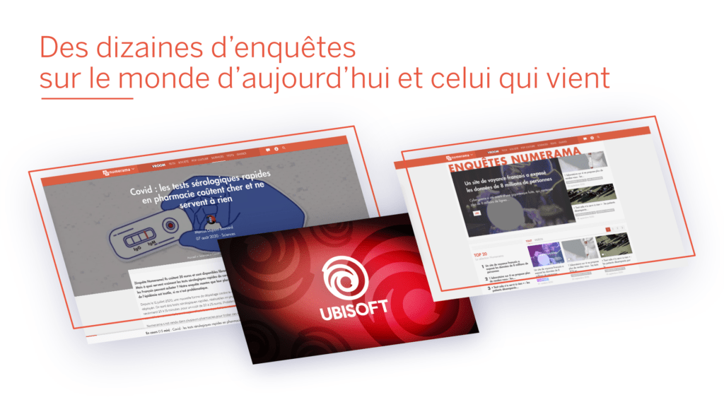 Nos enquêtes // Source : Claire Braikeh Nos enquêtes // Source : Claire Braikeh