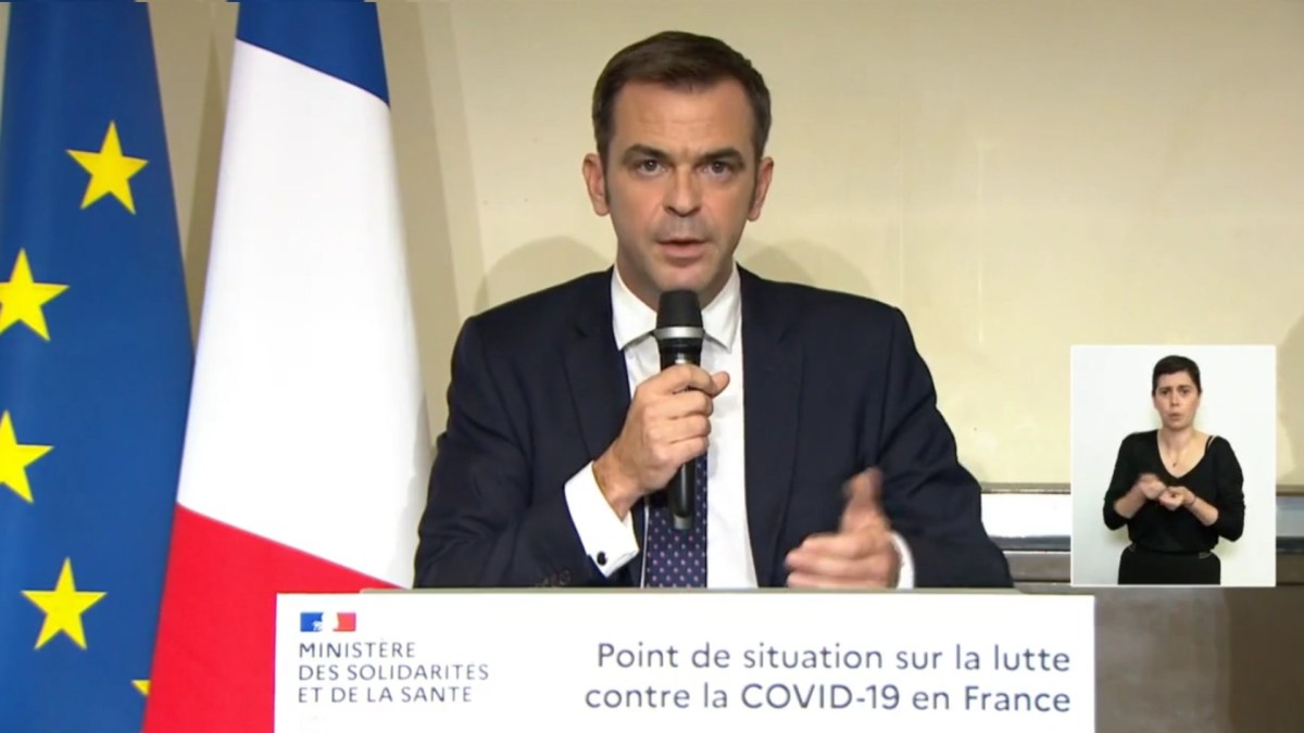 Olivier Véran, le 1er octobre 2020.  // Source : Ministère de la Santé