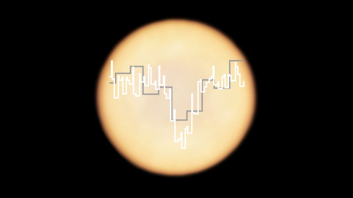 Spectre de Vénus et signature de la phosphine. // Source : ALMA (ESO/NAOJ/NRAO), Greaves et al. & JCMT (East Asian Observatory) (image recadrée et modifiée)