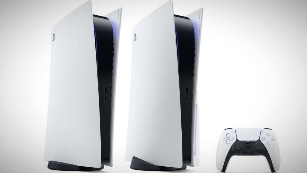 La PS5 Digital et la PS5 avec disques. // Source : Sony La PS5 Digital et la PS5 avec disques. // Source : Sony