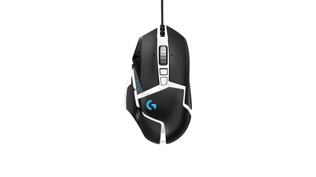 Logitech G502 Hero // Source : Montage Numerama