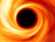 Vue d'artiste d'un trou noir supermassif. // Source : Jordy Davelaar et al./Radboud University/BlackHoleCam