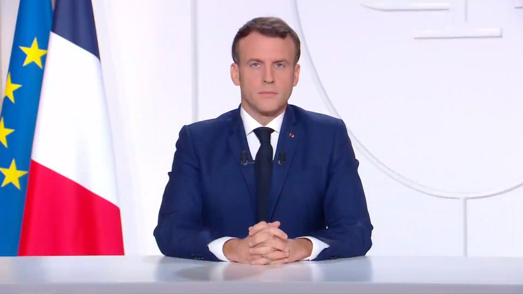 Emmanuel Macron le 24/11/20 // Source : Élysée