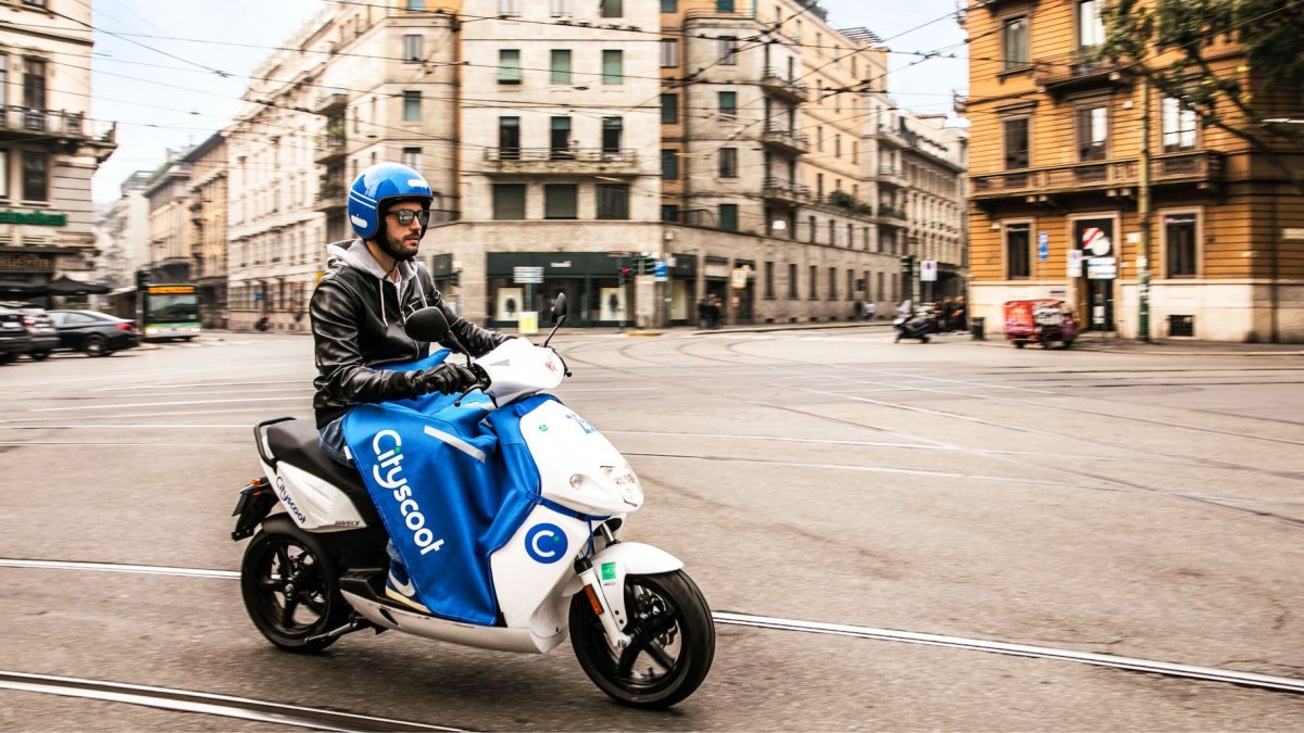 Un CityScoot dans la ville // Source : CityScoot