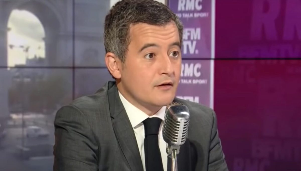 Gérald Darmanin sur RMC // Source : YouTube/RMC