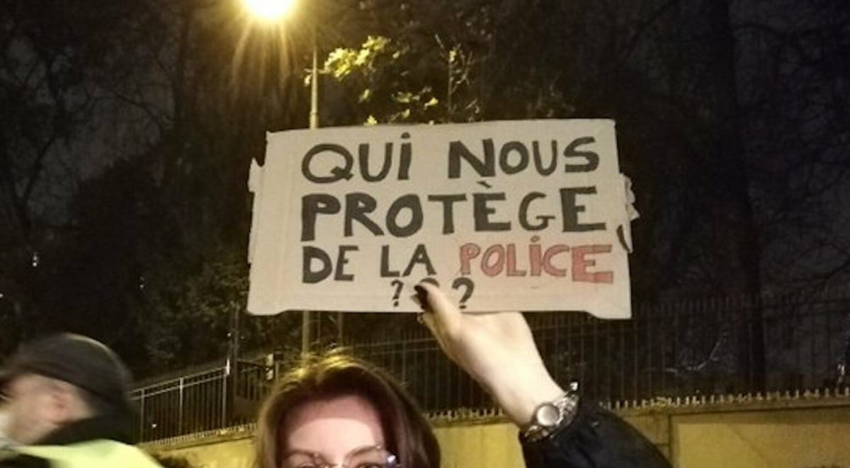 Manifestation du 17 novembre 2020 // Source : Aurore Gayte / Numerama