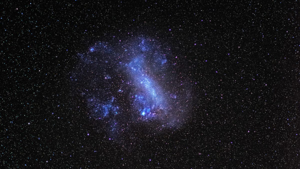 Le Grand Nuage de Magellan. // Source : Flickr/CC/Trevor Dobson (photo recadrée)