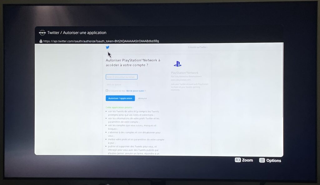 Astuce pour accéder au navigateur web caché de la PS5 // Source : Maxime Claudel pour Numerama Astuce pour accéder au navigateur web caché de la PS5 // Source : Maxime Claudel pour Numerama