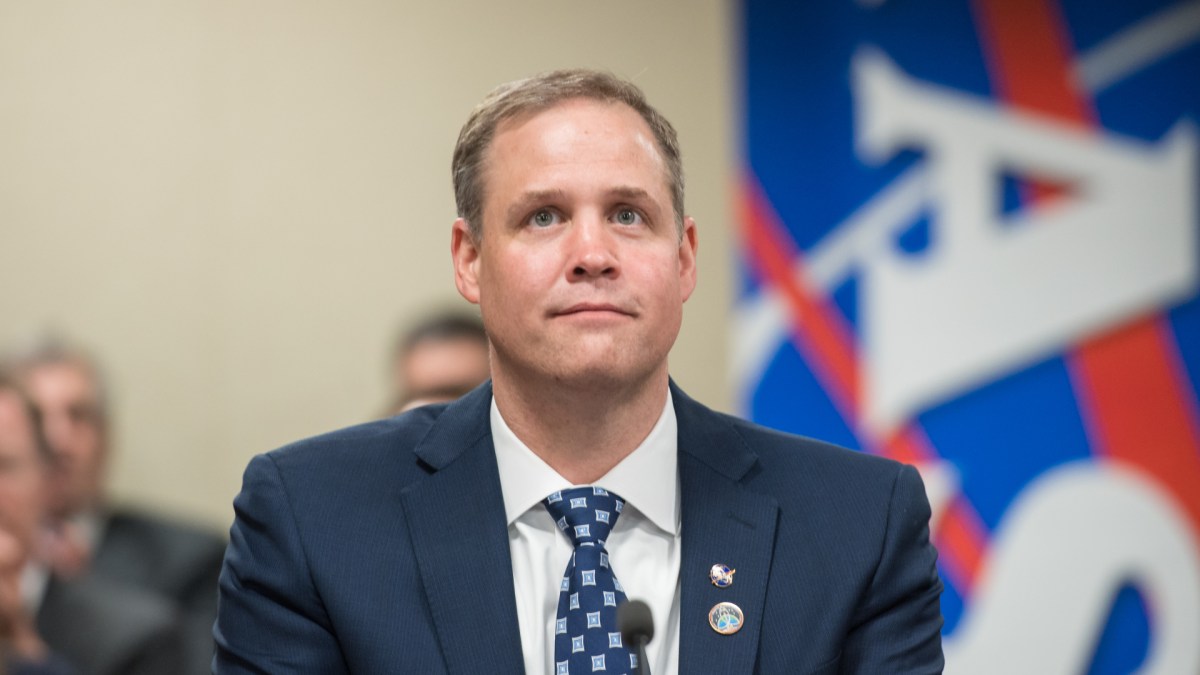 Jim Bridenstine, l'administrateur de la Nasa. // Source : NASA/Aubrey Gemignani