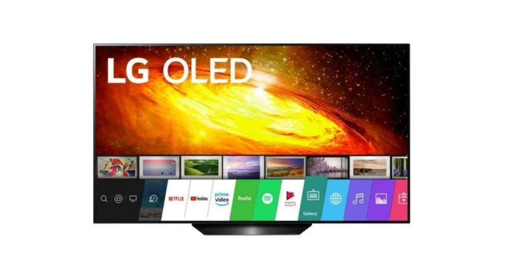 La TV LG OLED BX3 de 55 pouces. La TV LG OLED BX3 de 55 pouces.