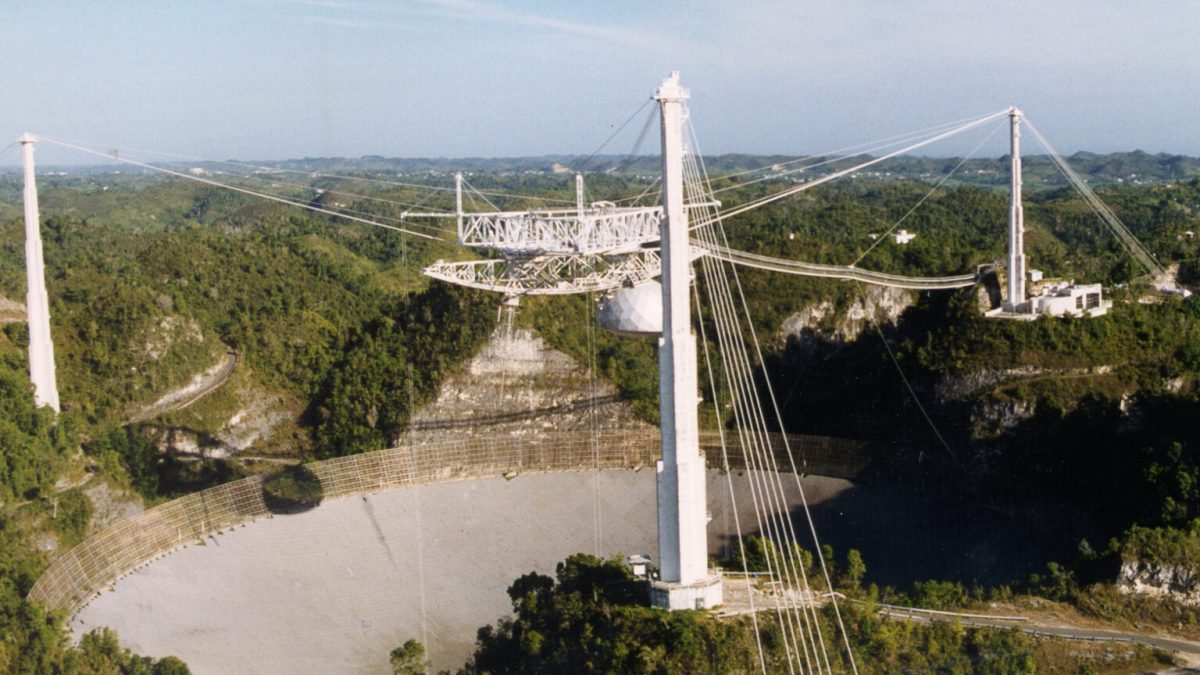 Observatoire d'Arecibo. // Source : NAIC