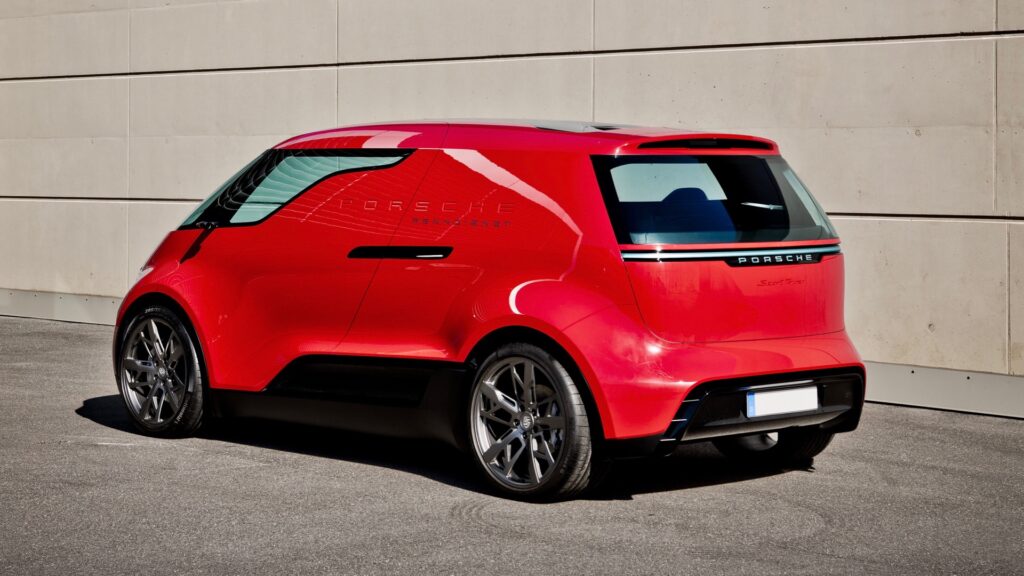 Le prototype Porsche Vision Renndienst // Source : Porsche Le prototype Porsche Vision Renndienst // Source : Porsche