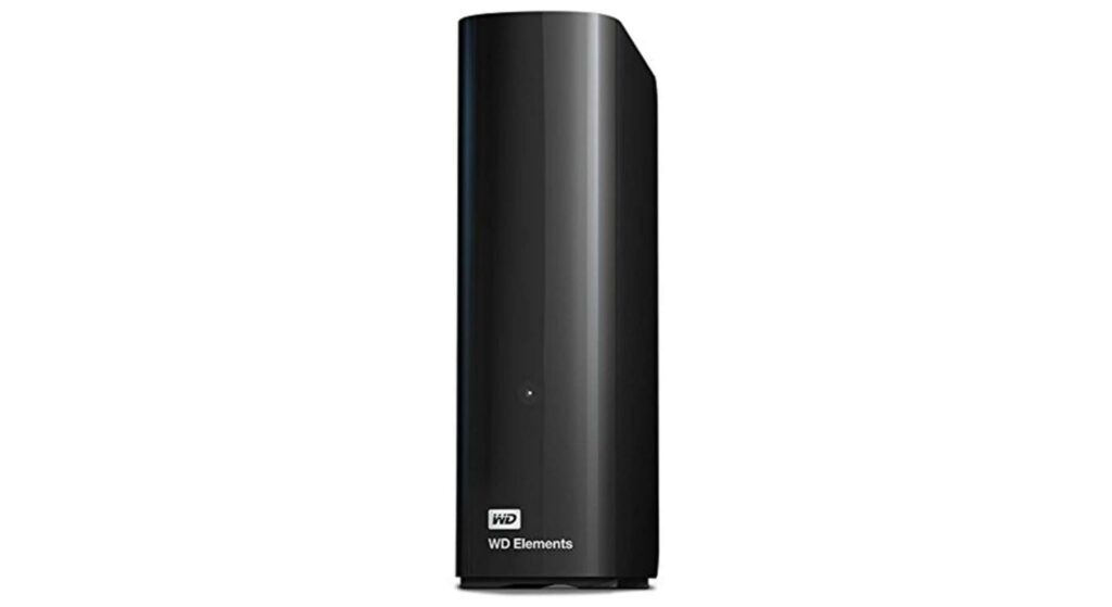 Le disque dur de bureau Western Digital Elements, 14 To // Source : Western Digital. Le disque dur de bureau Western Digital Elements, 14 To // Source : Western Digital.