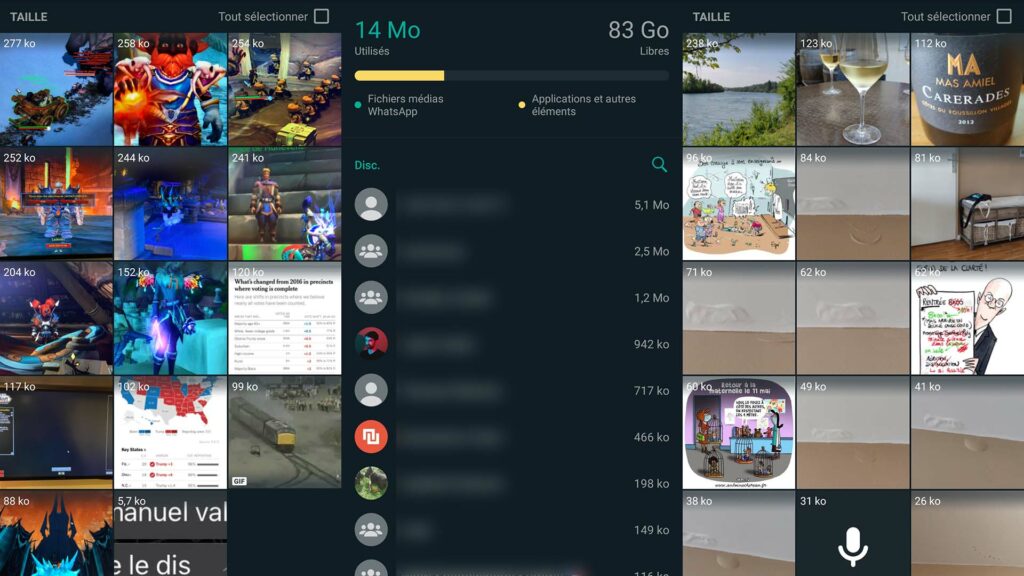 WhatsApp Stockage WhatsApp Stockage