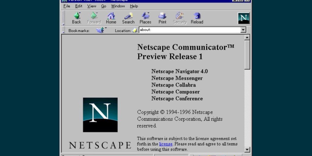 Netscape Communicator // Source : Medium