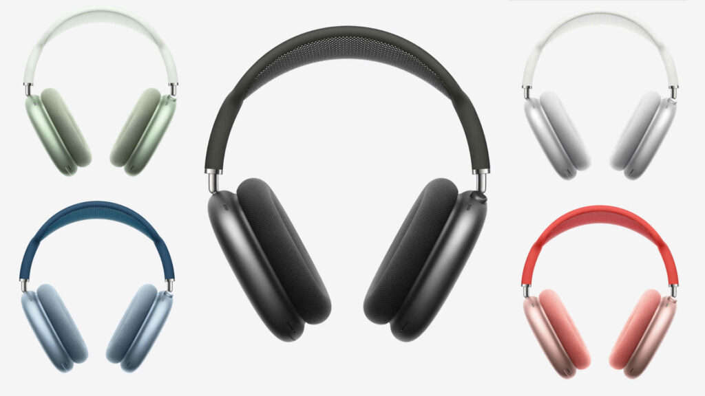 Les 5 couleurs d'AirPods Max // Source : Apple Les 5 couleurs d'AirPods Max // Source : Apple