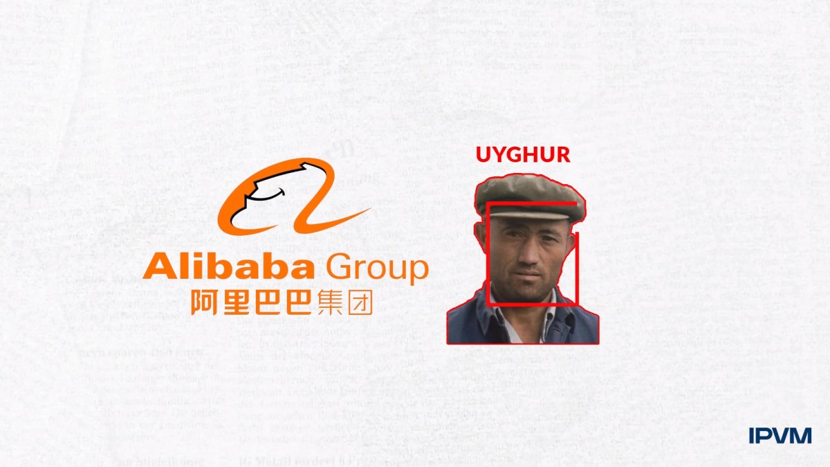 Alibaba a reconnu avoir créé un logiciel de reconnaissance ciblant les Ouïghours // Source : IPVM / Youtube