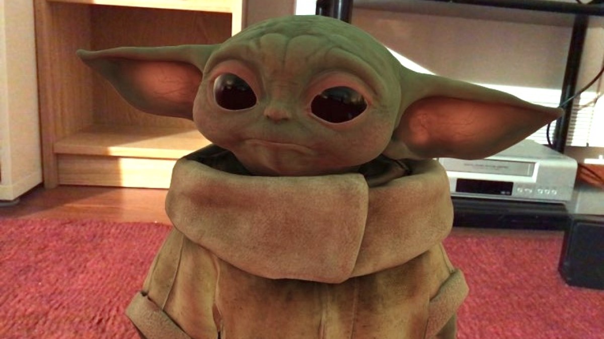 Bébé Yoda chez vous en réalité augmenté, c'est posible // Source : Aurore Gayte pour Numerama