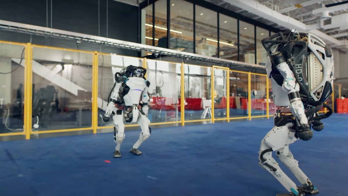 Les robots dansants de Boston Dynamics // Source : Capture d'écran YouTube