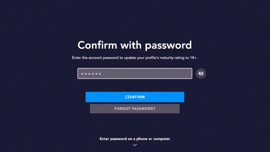 Il sera possible d'accéder à la section STAR de Disney+ avec un mot de passe // Source : Disney+