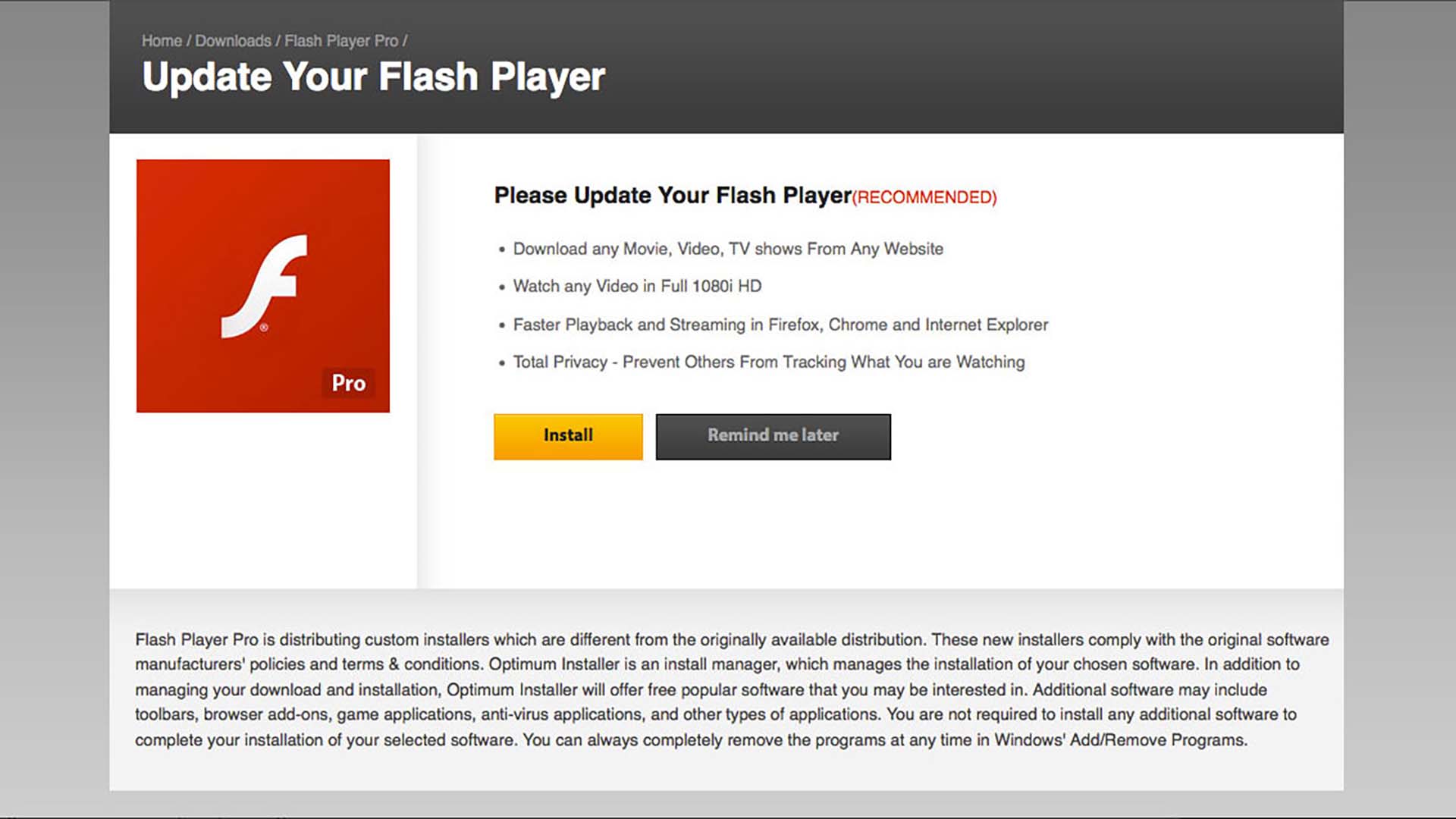 adobe flash reader update