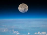 La Lune vue depuis l'ISS. // Source : Nasa Johnson