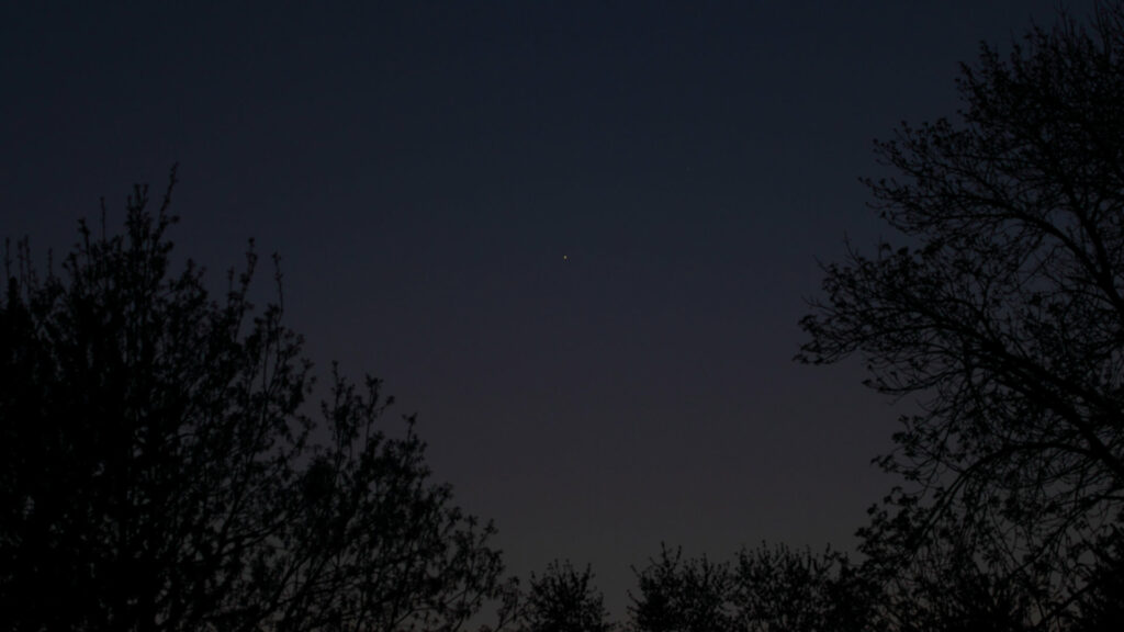 Mercure dans le ciel. // Source : Flickr/CC/Jeff Bryant (photo recadrée)