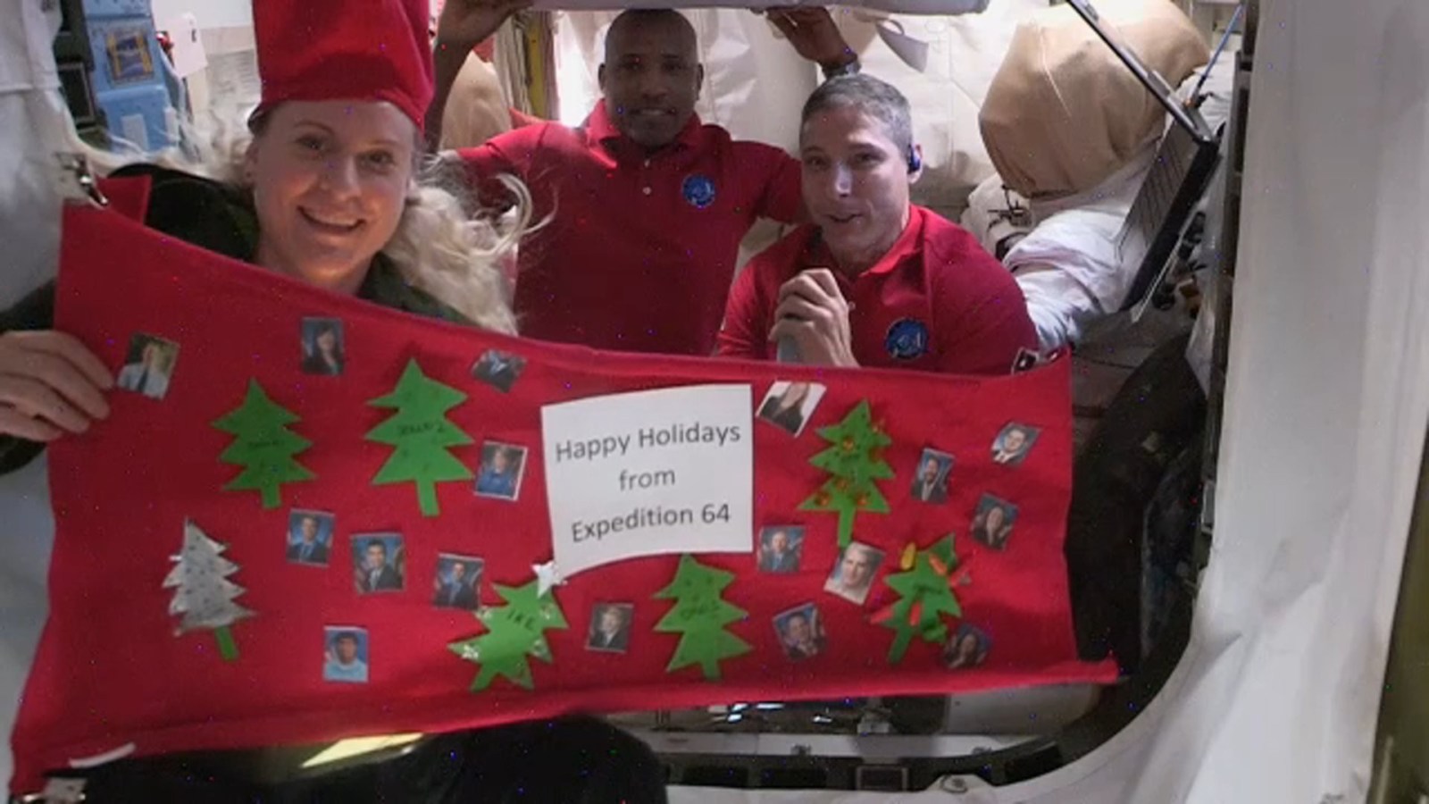 Les astronautes de l'iss ont un message pour vous à l'occasion des fêtes