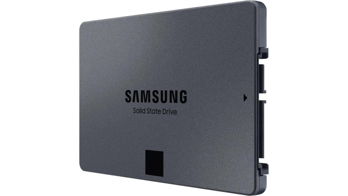 Voici à quoi ressemble le SSD Samsung 870 QVO // Source : Samsung