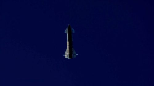 Le vol du Starship SN8 de SpaceX // Source : SpaceX