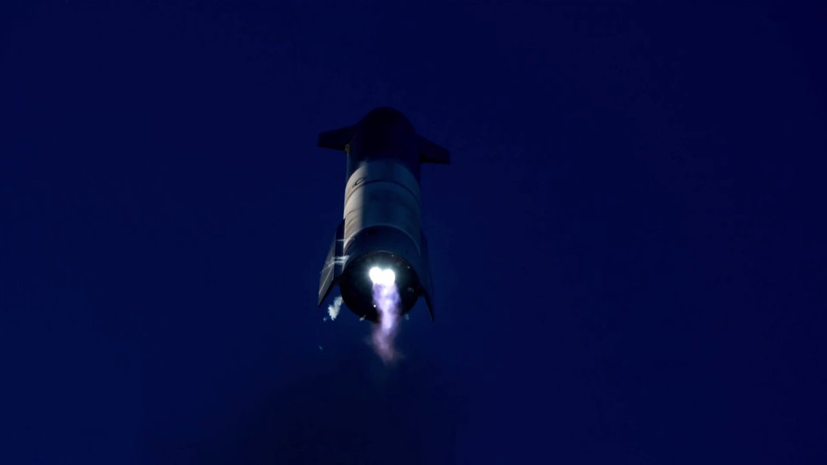 Le vol du Starship SN8 de SpaceX // Source : SpaceX