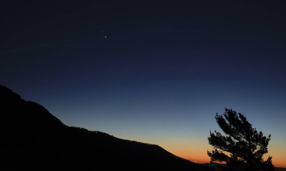 La Grande conjonction entre Jupiter et Saturne, le 21 décembre 2020 // Source : Nasa / Tumblr