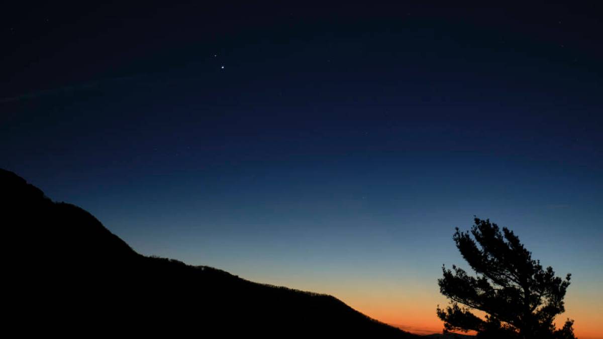 La Grande conjonction entre Jupiter et Saturne, le 21 décembre 2020 // Source : Nasa / Tumblr